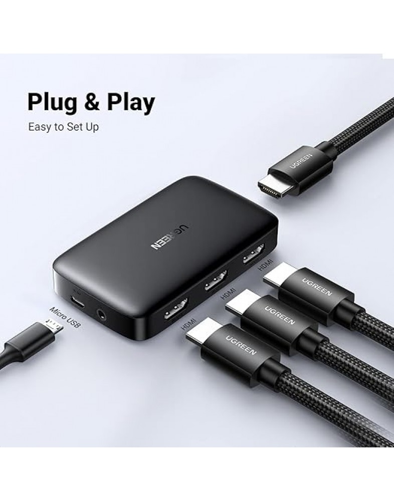 UGREEN 80125 HDMI SWITCH 3X1
